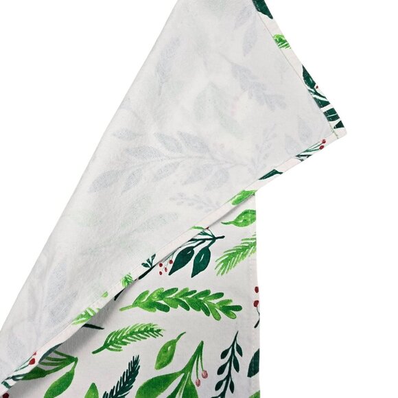 Leaf Pattern Table Runner Nature Foliage Garden Summer Spring Bohemian Plants - Picture 6 of 8